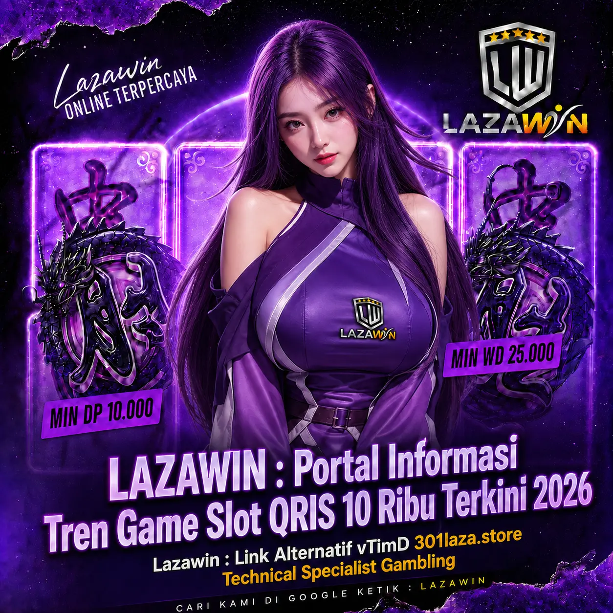 LAZAWIN : Portal Informasi Terbuka Seputar Tren Game Slot QRIS 10 Ribu 2026