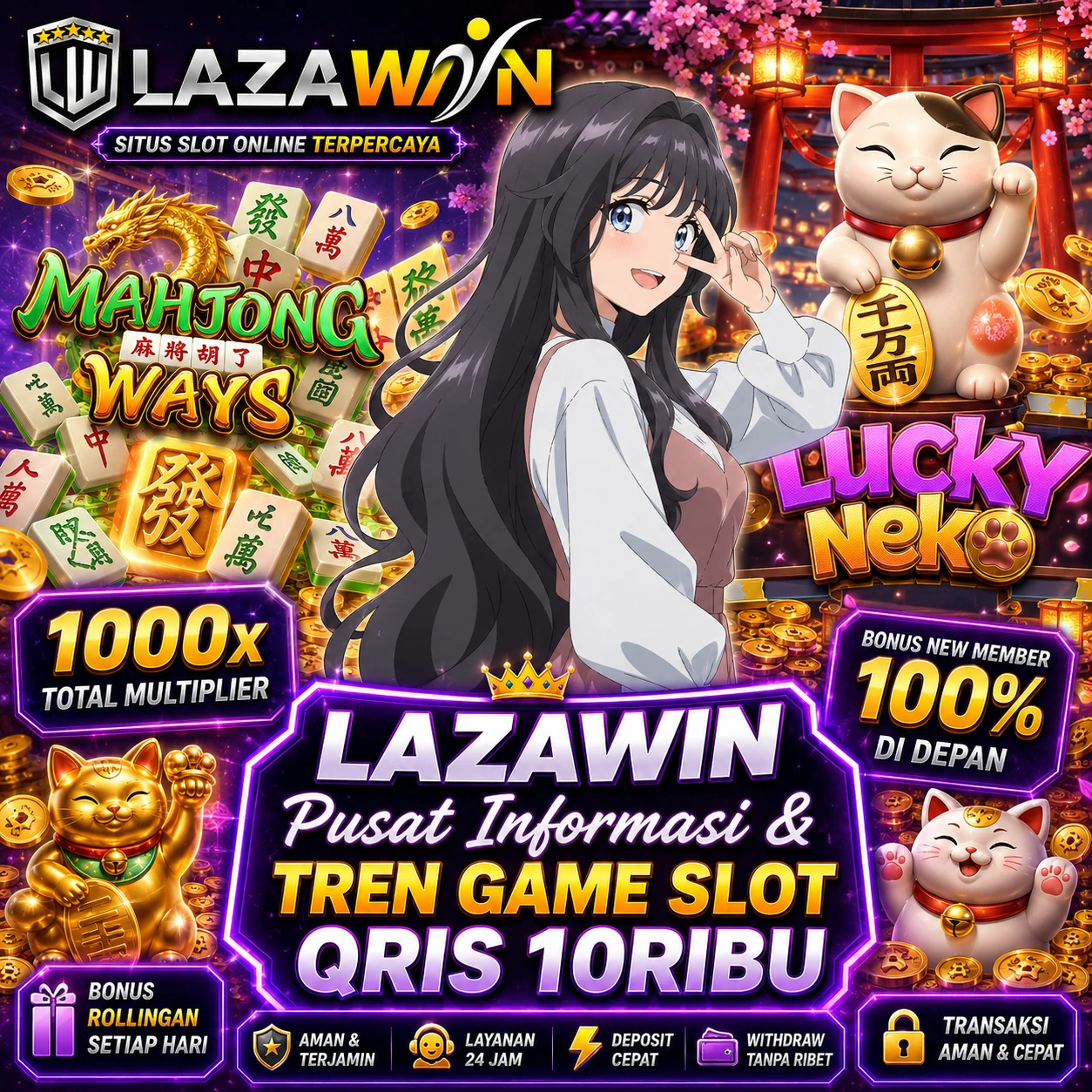LAZAWIN – Pusat Informasi & Tren Game Slot Qris 10Ribu